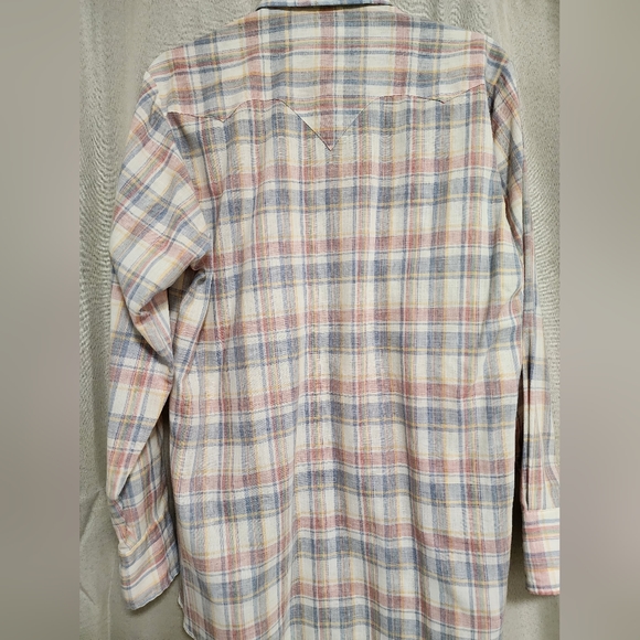 Vintage Tem Tex Mens Button Down Shirt, Small, 15 1/2 - 33, Excellent Condition - Picture 5 of 8